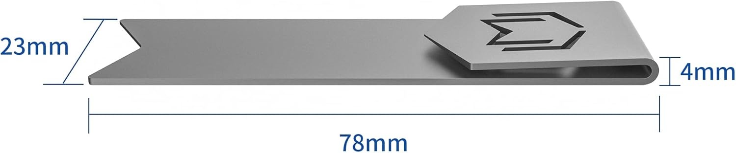 image:imageCJ Tech Metal Bookmark Stylish Bookmarks Teacher Valentine Gift Unique Gift for Women Men Readers LightampDurable Reward Bookmark with ANODIZING Technology SuperGrip UShape DesignBlack