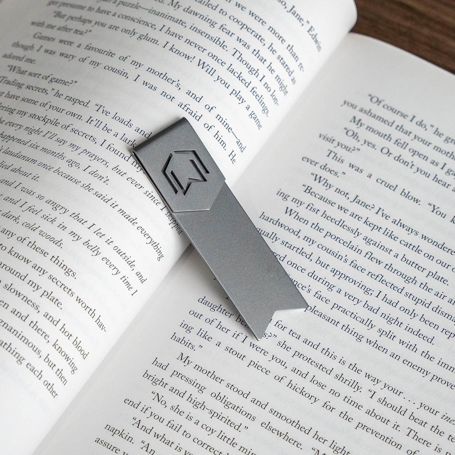 image:imageCJ Tech Metal Bookmark Stylish Bookmarks Teacher Valentine Gift Unique Gift for Women Men Readers LightampDurable Reward Bookmark with ANODIZING Technology SuperGrip UShape DesignBlack