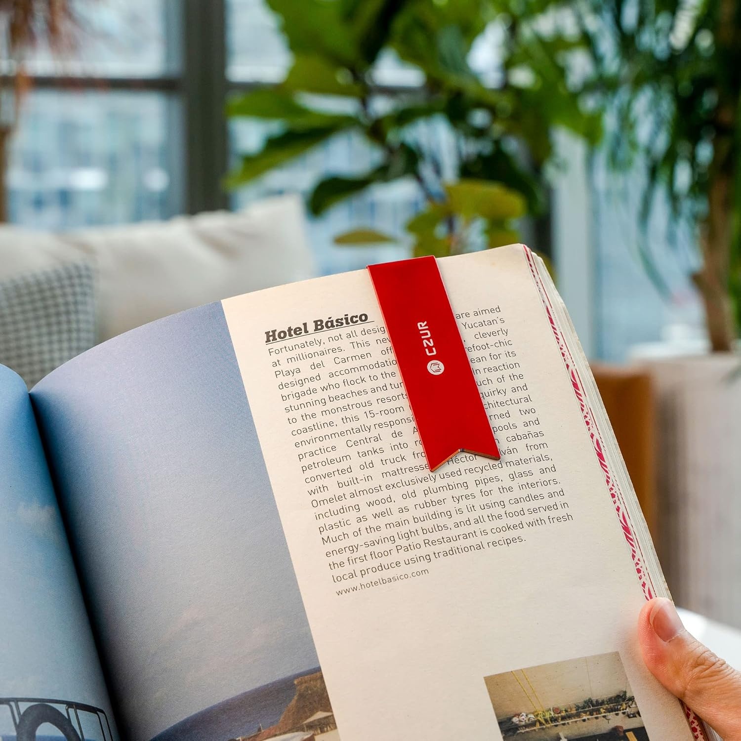 image:imageCJ Tech Metal Bookmark Stylish Bookmarks Teacher Valentine Gift Unique Gift for Women Men Readers LightampDurable Reward Bookmark with ANODIZING Technology SuperGrip UShape DesignRed