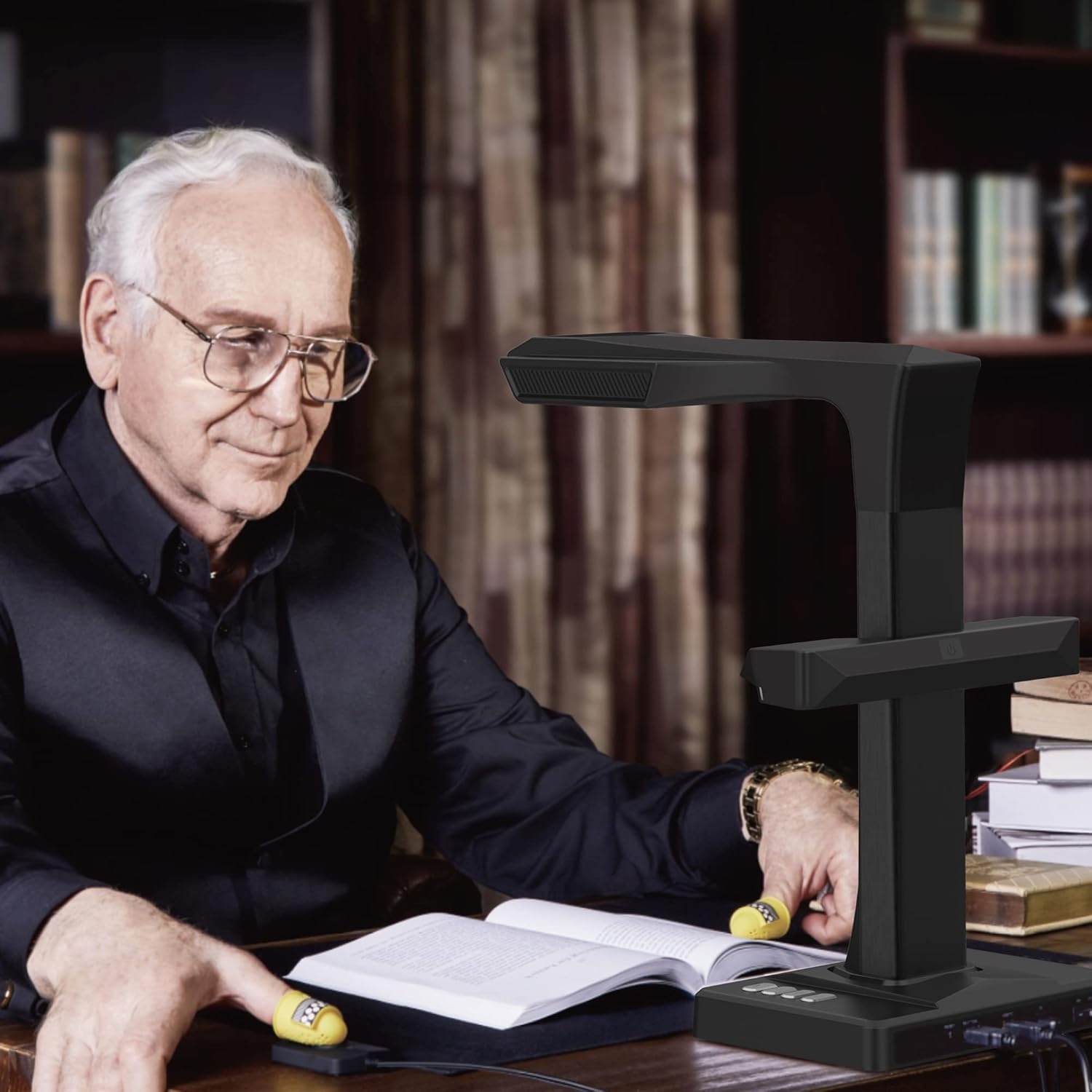 image:imageCZUR ET18 Pro Professional Document Scanner 2nd Gen AutoFlatten amp Deskew Tech 18MP HD Camera Capture A3 186 Languages OCR Convert to PDFSearchable PDFWordTiffExcel Run On Windows amp MacOSET18 Pro