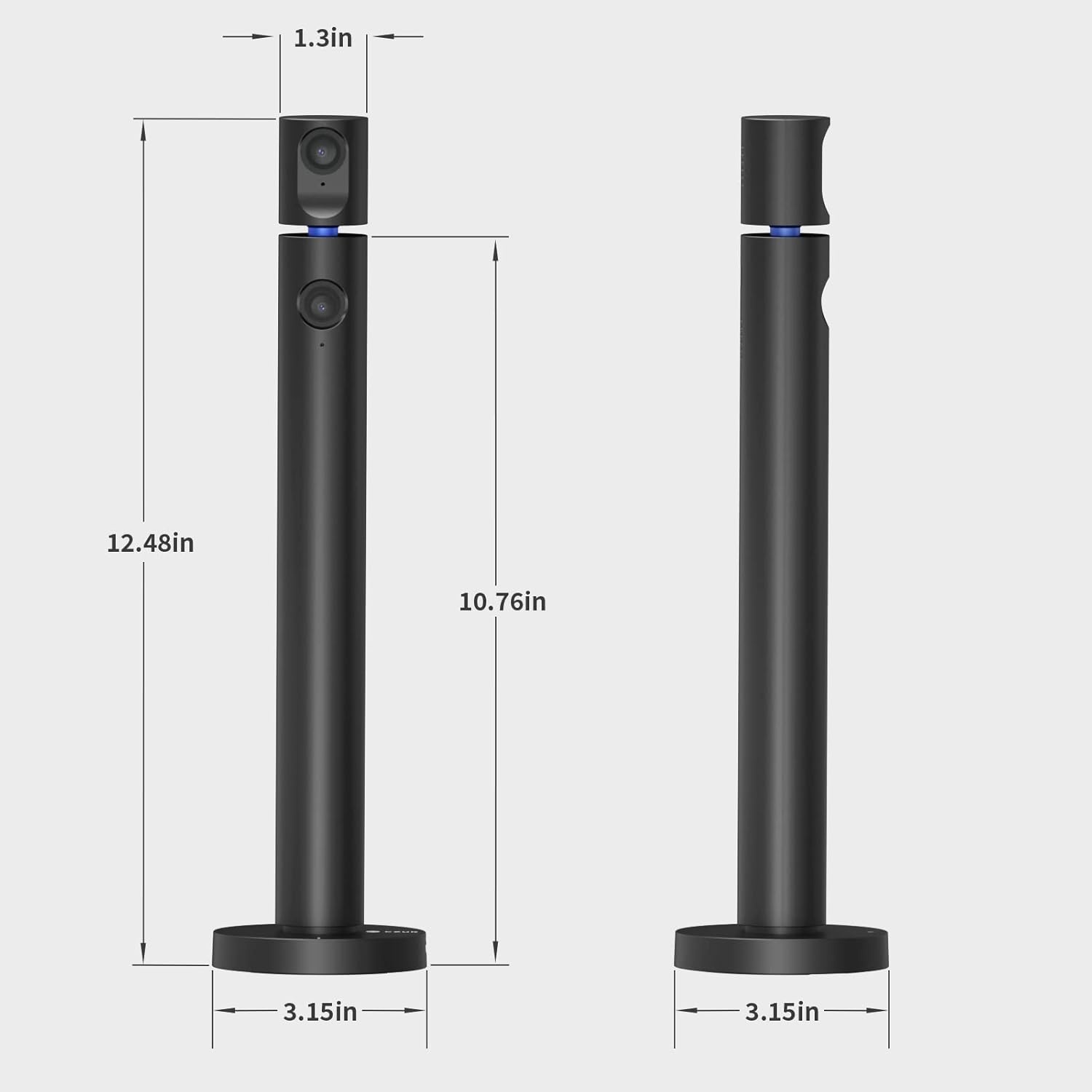 image:imageCZUR Halo Streaming Dual Webcam Professional USB Web Camera 1080P with Microphone 90 View Computer Camera Plug amp Play Compatible with WindowsMac for TikTokYouTubeYahoo MessengerM