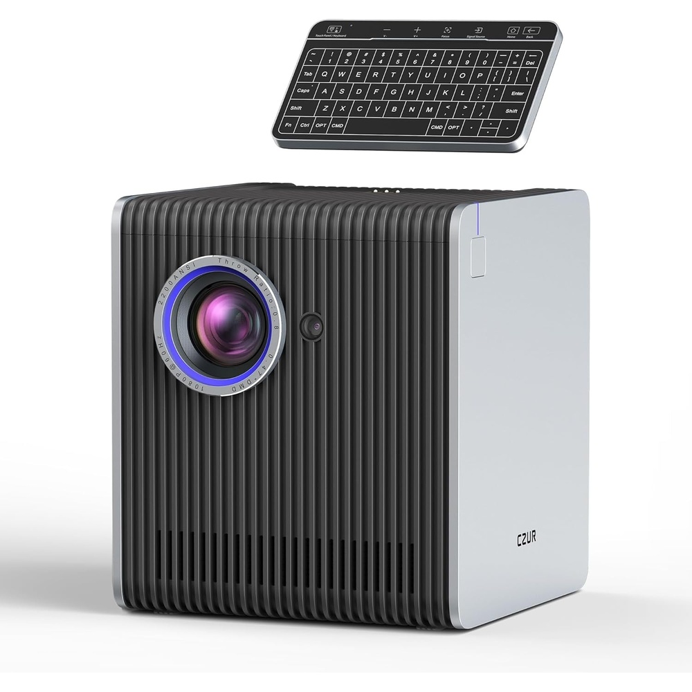 image:imageCZUR StarryHub Video Conferencing System 2200 ANSI Lumens Short Throw Projector HD 1080P Conference Room Camera with Auto Framing 6 AIDriven Microphones Conference Speakers