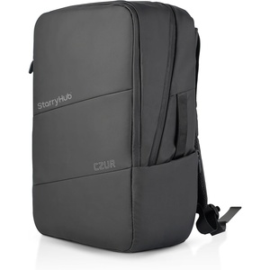 image:imageCZUR Business Travel Backpack for Men Black Water Resistant Laptop Backpack High Capacity Work Backpack Fits 173 Inch Laptop